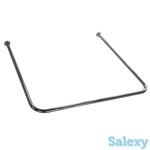 RU-08 Примерочная П-образная 980х980х980мм, хром, фотография 1