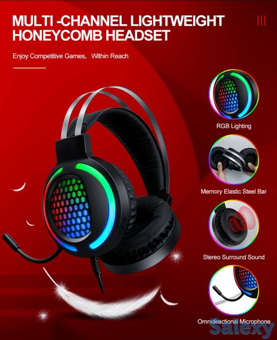 Игровой набор(клавиатура, мышь, наушник + коврик), фотография 5