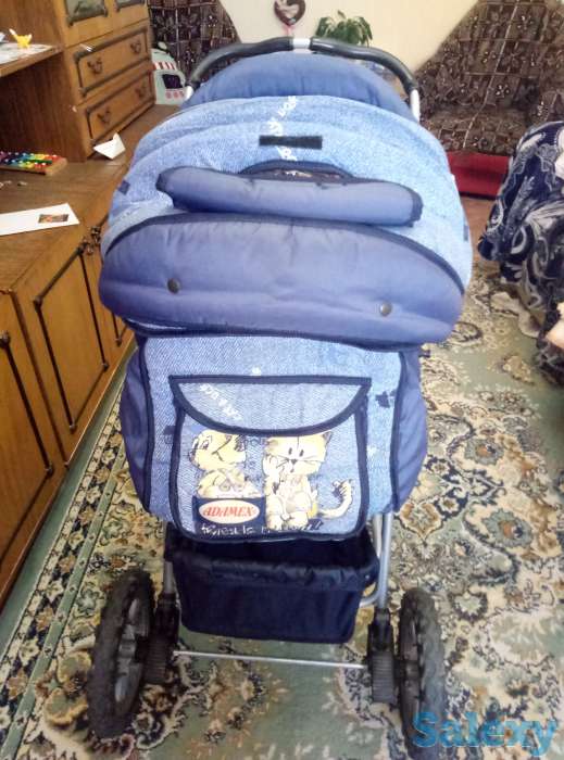 продам коляску,складывается, для любой погоды даже в холод,,есть защита от дождя, фотография 3