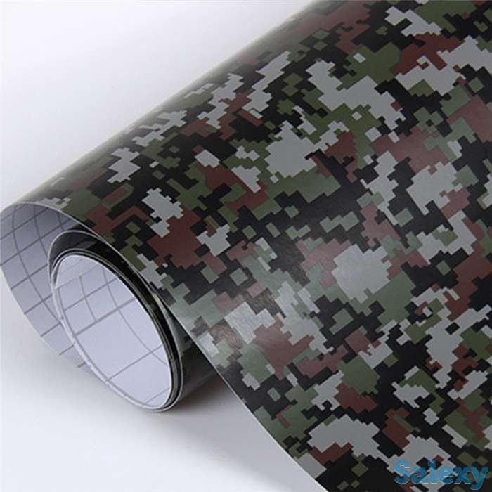 Виниловая, самоклеющуюся пленка - пиксельный камуфляж., фотография 5