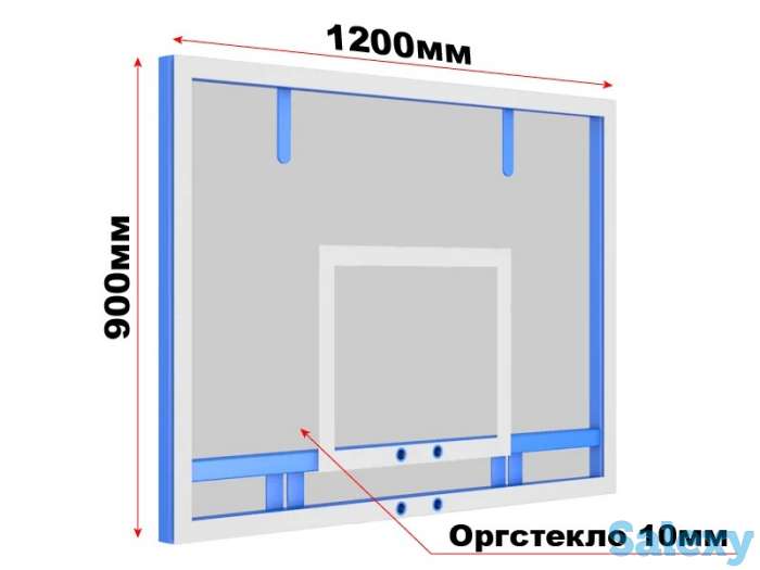 Щит баскетбольный тренировочный из оргстекла, фотография 1