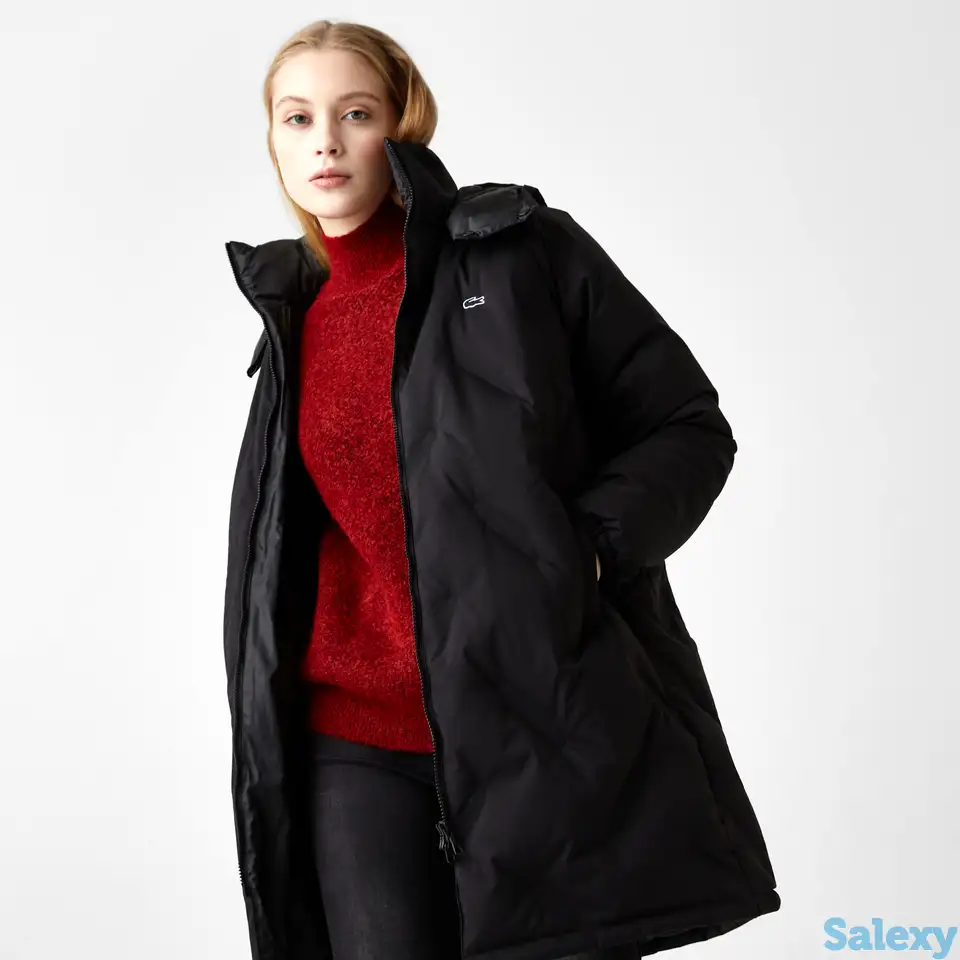 Женское стеганое пальто lacoste, фотография 1