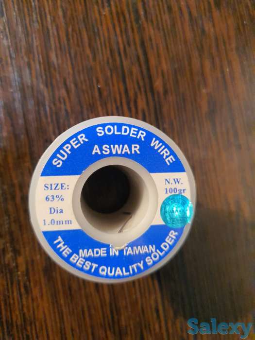 Припой Тайвань (0.7мм - 180 гр, 1 мм - 100 гр), фотография 4