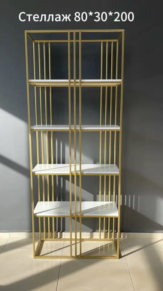 Стеллаж с металлическими ножками Woodhouse в стиле LOFT, фотография 4