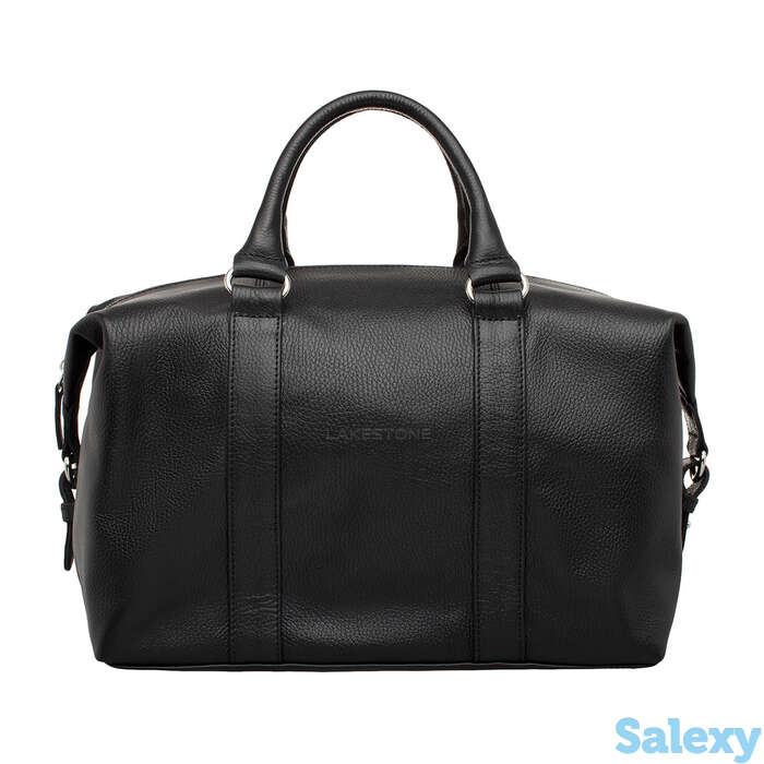 Кожаная спортивная сумка calcott black, фотография 1