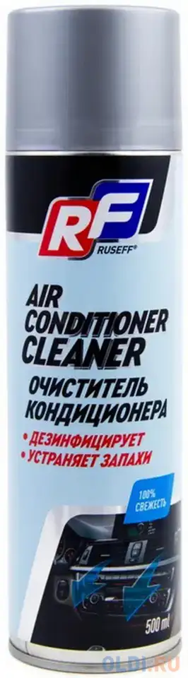 18443n ruseff очиститель кондиционера с зондом 500 мл (аэрозоль/баллон 650 мл), фотография 1