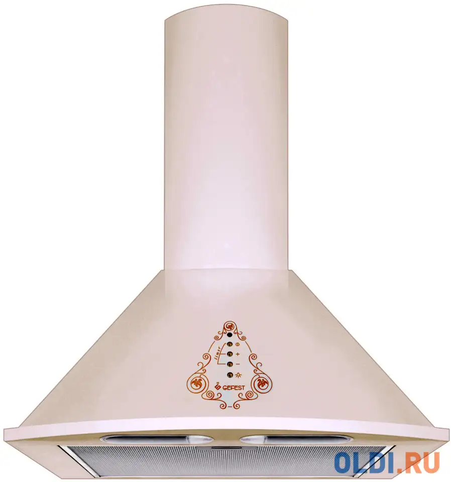 Вытяжка каминная gefest во 1504 к54 кремовый, фотография 1