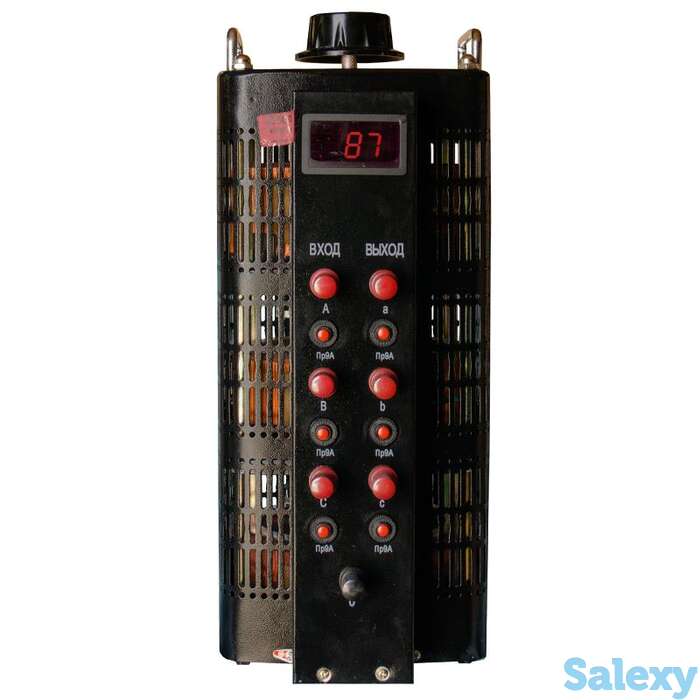 Автотрансформатор (латр) энергия black series tsgc2-9ква 9а (0-520v) трехфазный, фотография 1