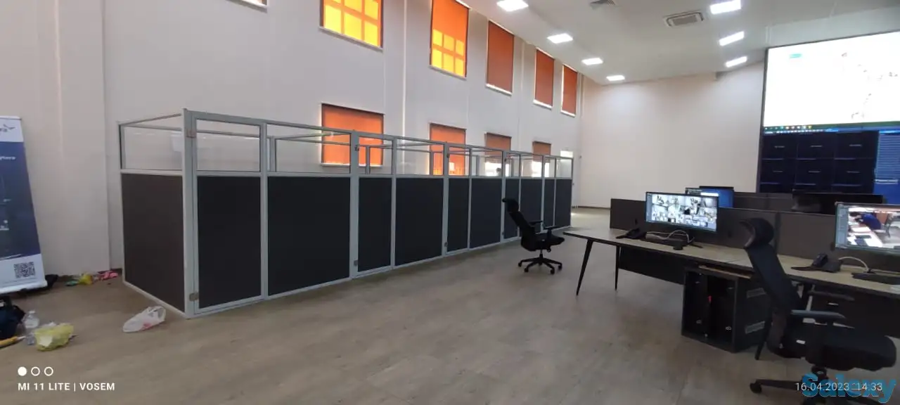 Офисные мобильные перегородки, фотография 1