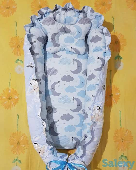 Бортики, кокон для новорождённых, фотография 8