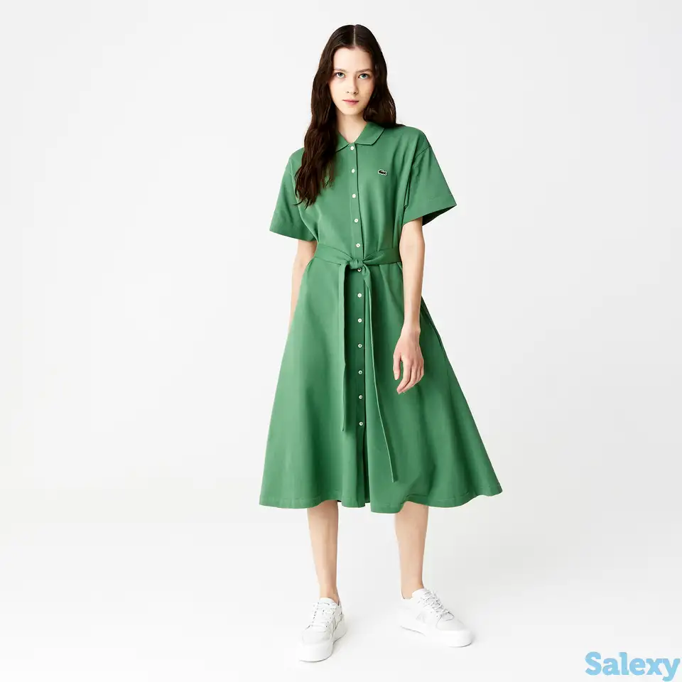 Женское платье lacoste с поясом, фотография 1