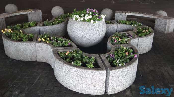 Уличная мебель из натурального камня с природной и неповторимой текстурой, фотография 5