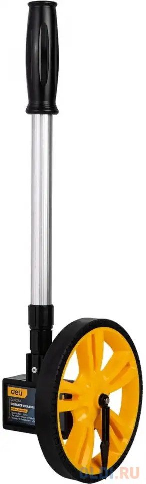 Измерительное колесо с механическим счетчиком deli dl330060 150мм точность:± 0,5%, значение, фотография 1
