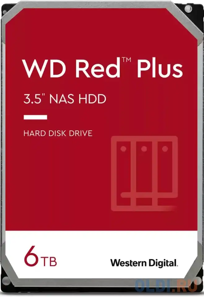 Жесткий диск western digital red plus 6 tb, фотография 1