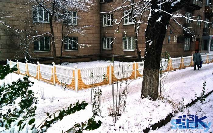 Железобетонный забор, еврозабор, забор, фотография 10