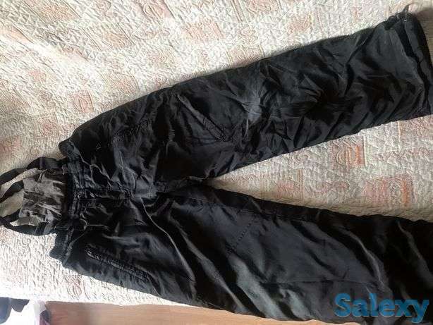 Продам болоневые брюки зима р-р 146, б/у, фотография 1