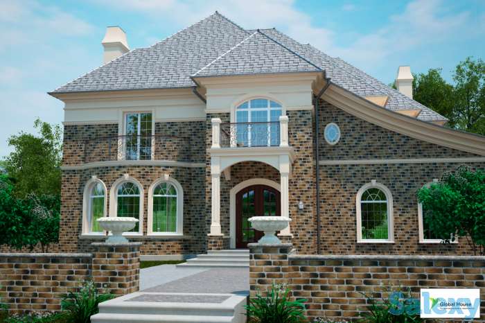 Облицовка фасада декоративной плиткой, фотография 1