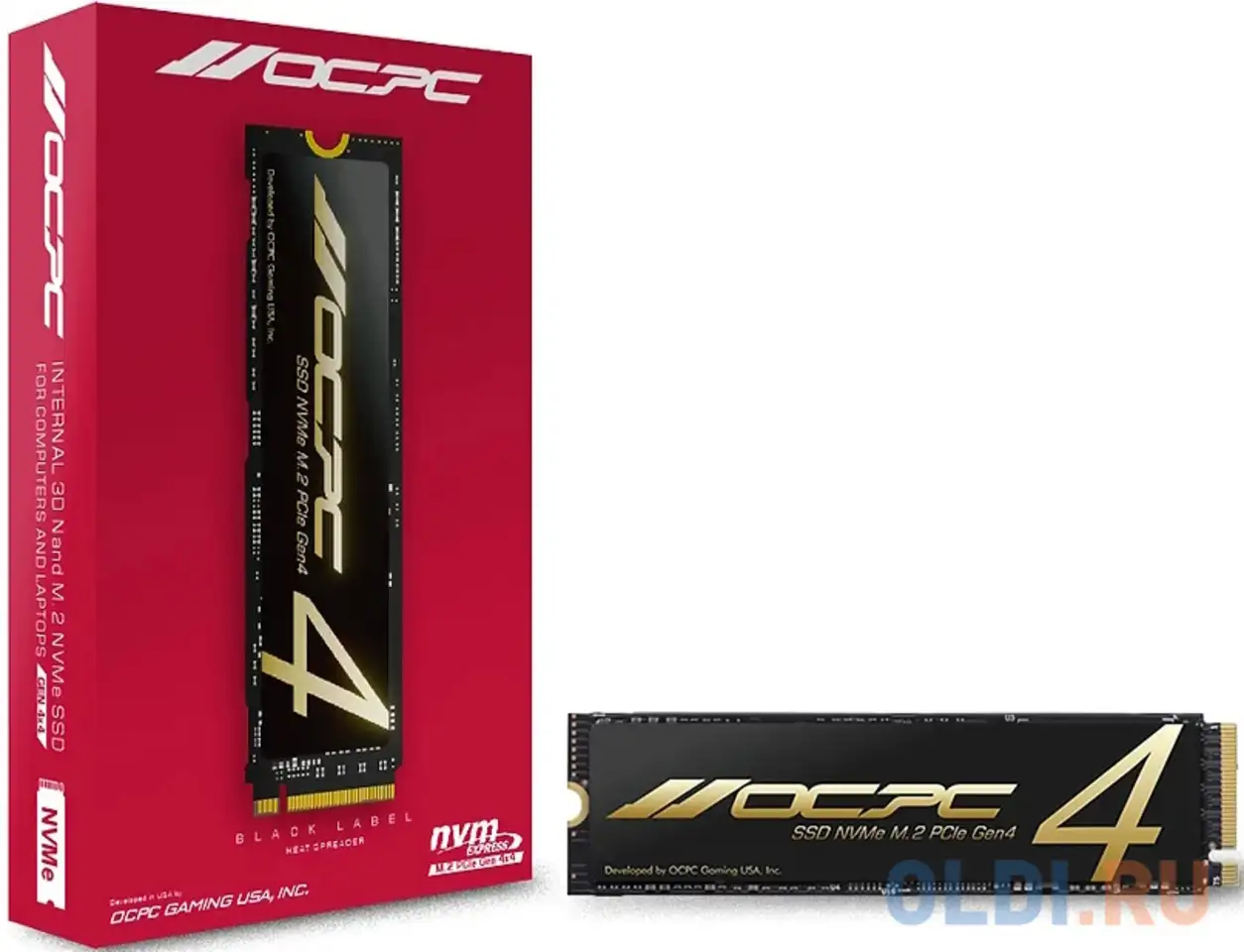 Твердотельный накопитель ssd m.2 ocpc 2.0tb black label mbl-400 series <ssdm2pciehp2tb>, фотография 1