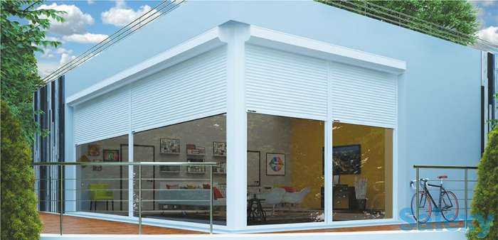 Рольставни 1300 х 1100 с ручным \ механическим управлением, фотография 1