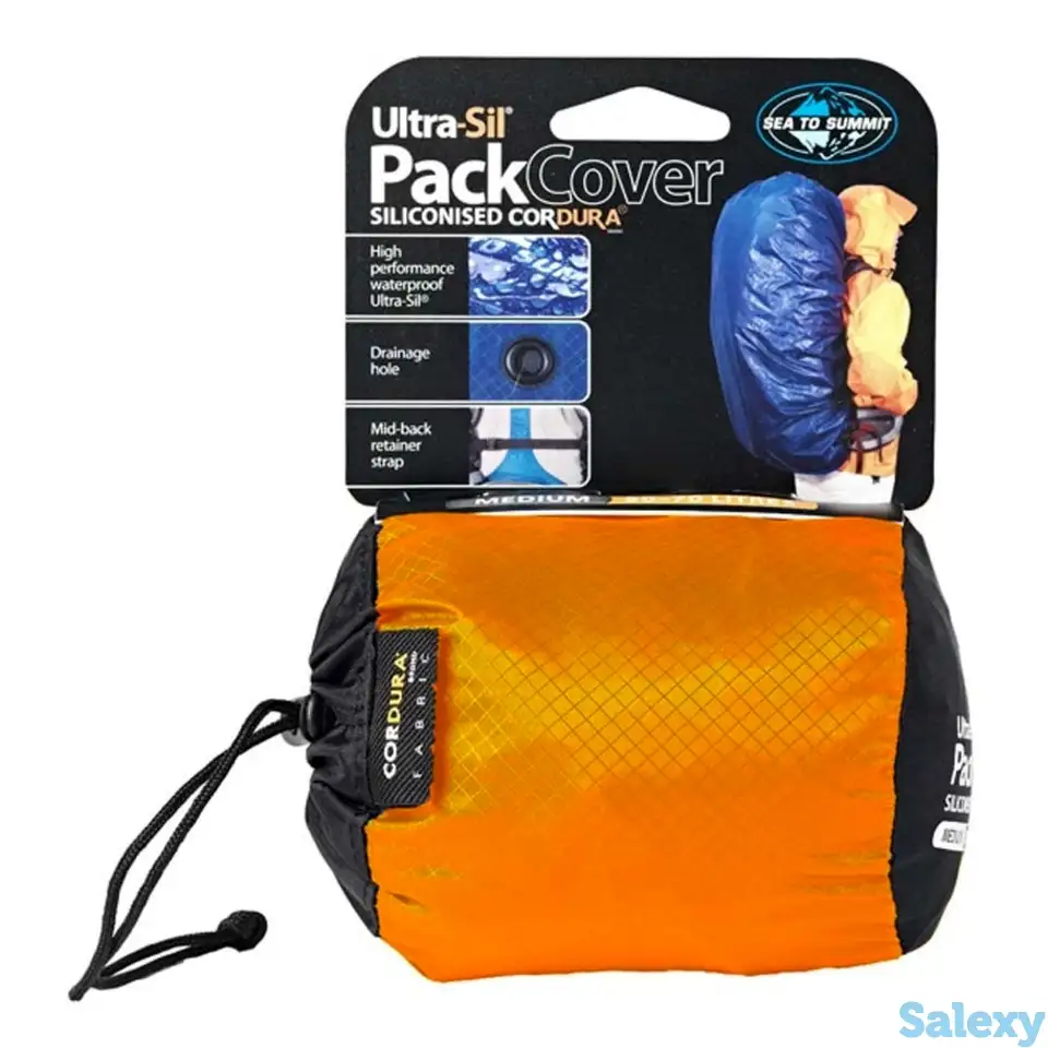 Накидка для рюкзака sea to summit pack cover 30-50l yellow, фотография 3