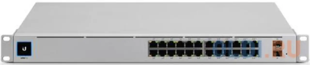 Коммутатор 24port 1000m 2sfp poe usw-pro-24-poe ubiquiti, фотография 1