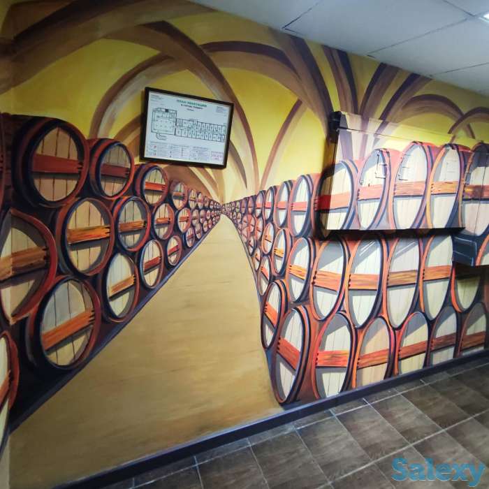 Художественная роспись стен, фотография 10