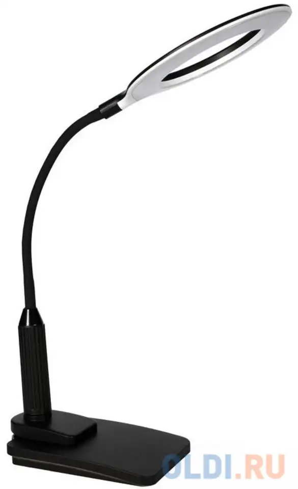 Camelion kd-814  c02 черный led (св-к наст.,основ-е+струб,7 вт,230в, сенс.вкл.,4 ур.ярк,450, фотография 1