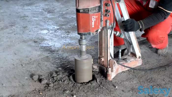 Алмазное сверление (бурение), алмзосверление, сантехник, электрик, сварщик, муфельная печь, фотография 2