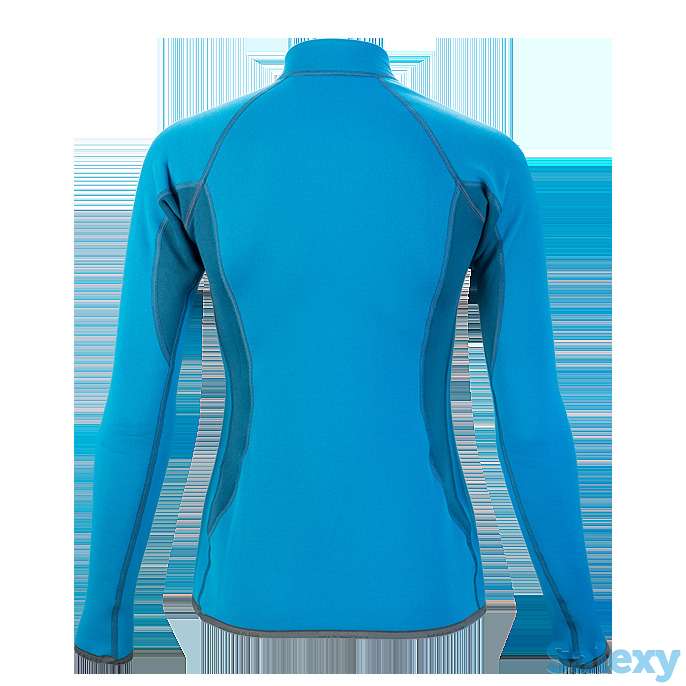 Термобелье майка сивера сноуи вп(ж) с воротником и полуперчаткой женская сапфир/лагуна, фотография 2