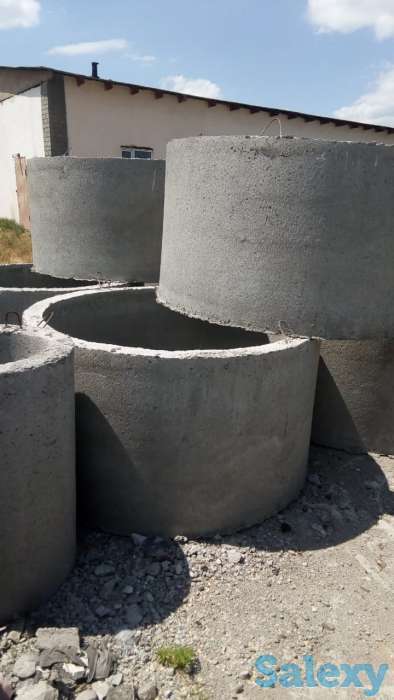 Кольца бетонные, бордюры, фотография 1