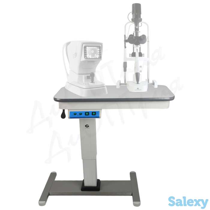 Стол приборный с перемещением на два прибора с электроподьемным механизмом, фотография 4
