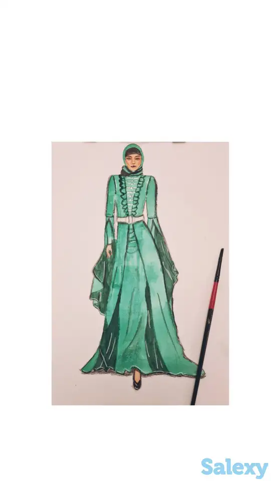 Офф лайн и онлайн курсы рисования и дизайна Fashion sketch, Портрет, Интерьер., фотография 7