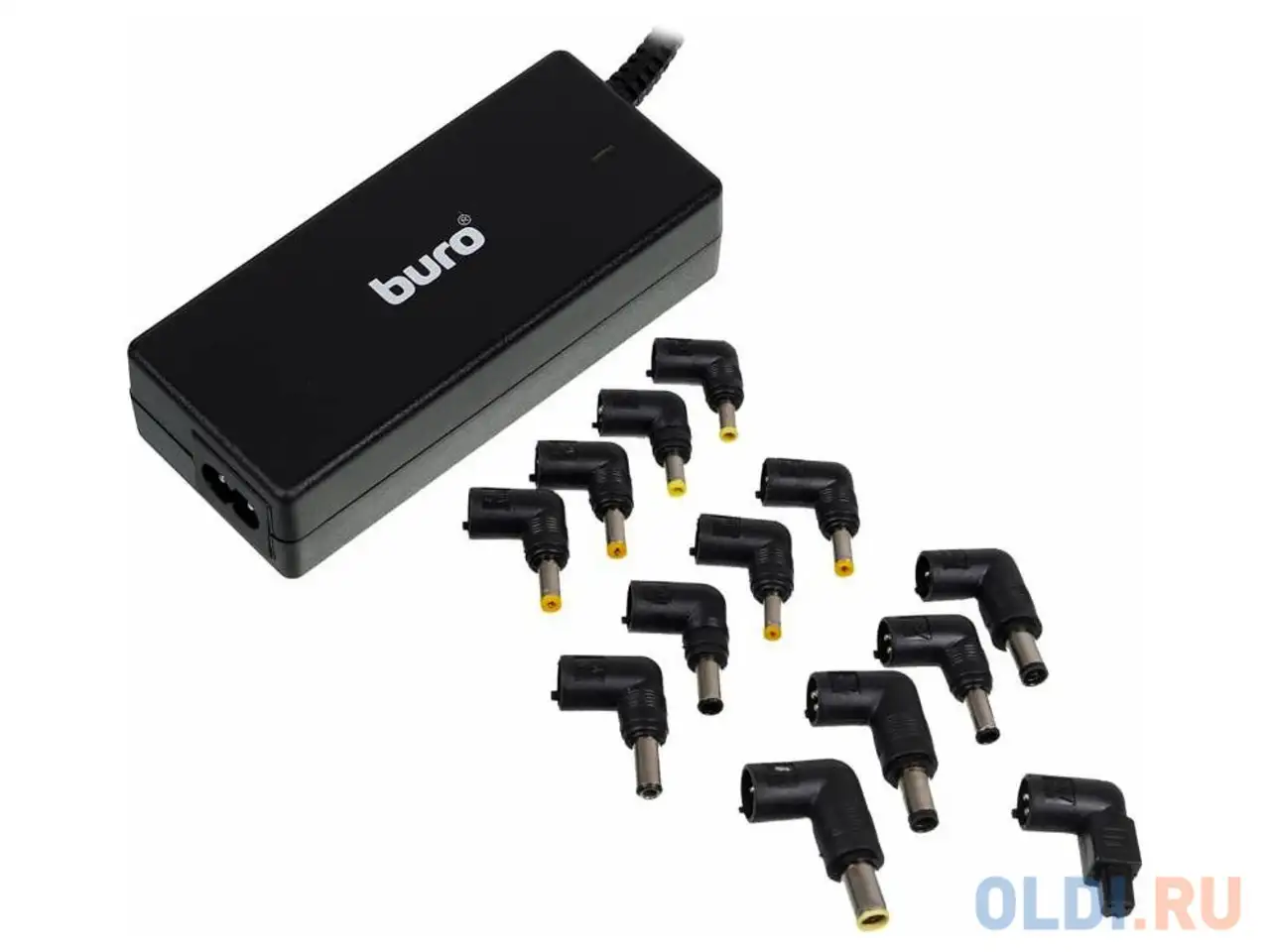 Блок питания для ноутбука buro bum-0054b65 11 переходников 65вт черный, фотография 1