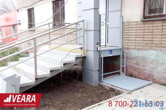 Подъемник для инвалидов Вертикальная подъемная платформа подъем до 2-х метров. ПТУ-001 , предназначенный для обеспечения, фотография 1