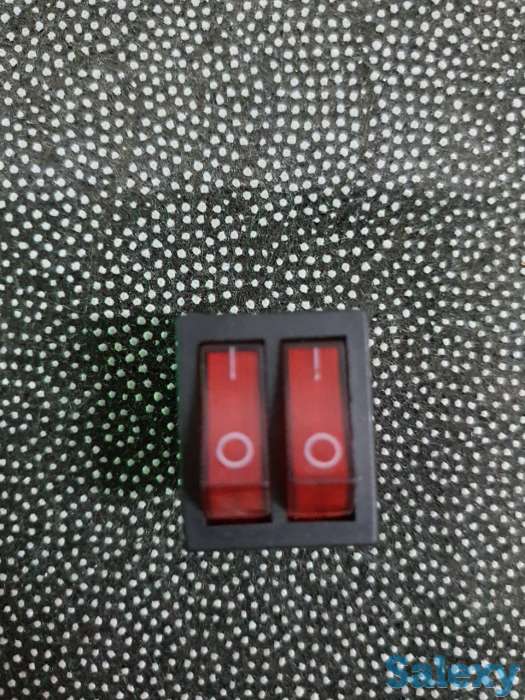 Кнопки квадратные, круглые, двухклавишные переключатели, фотография 1