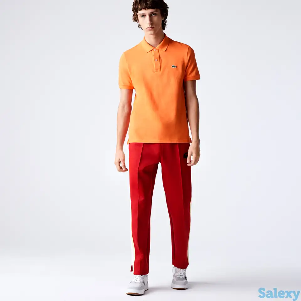 Оригинальное мужское поло lacoste l.12.12 slim fit, фотография 1