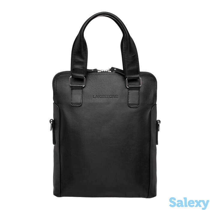 Деловая сумка вертикальная hollywell black, фотография 1