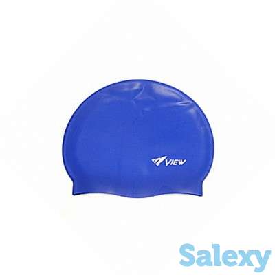 Шапочка силиконовая view blue, фотография 1