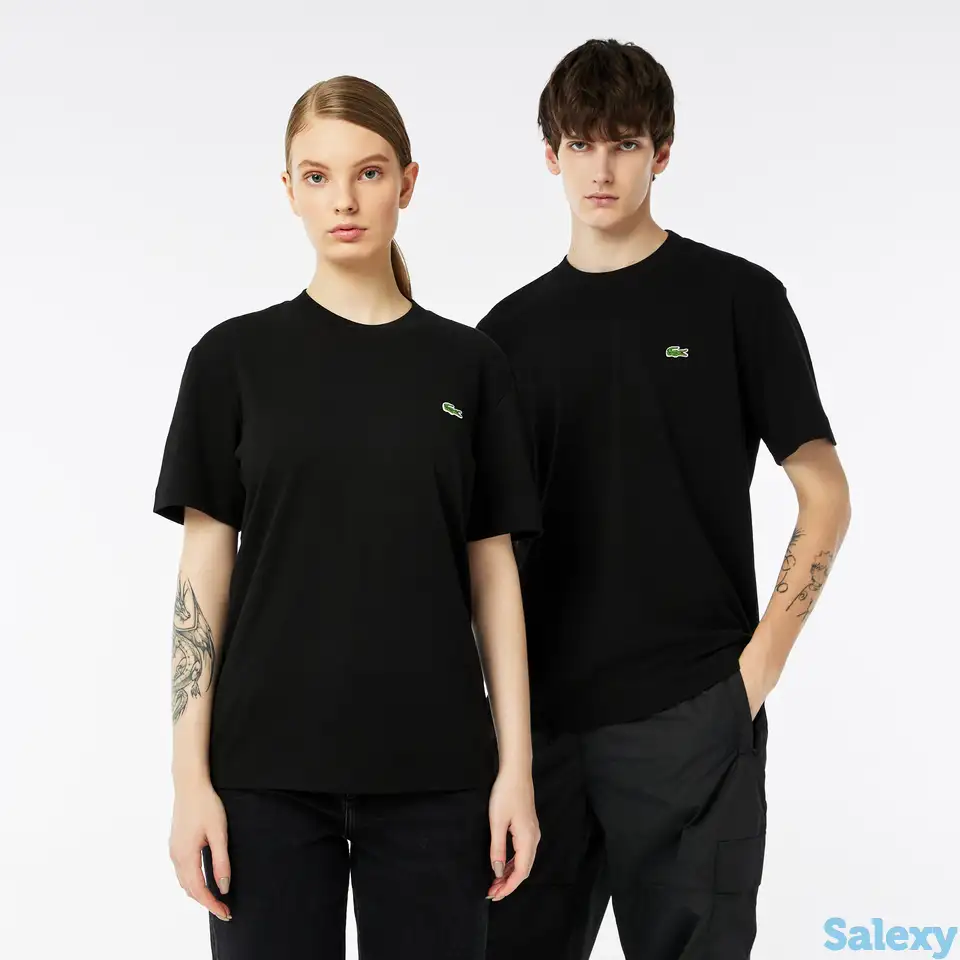 Футболка lacoste unisex из органического хлопка, фотография 1