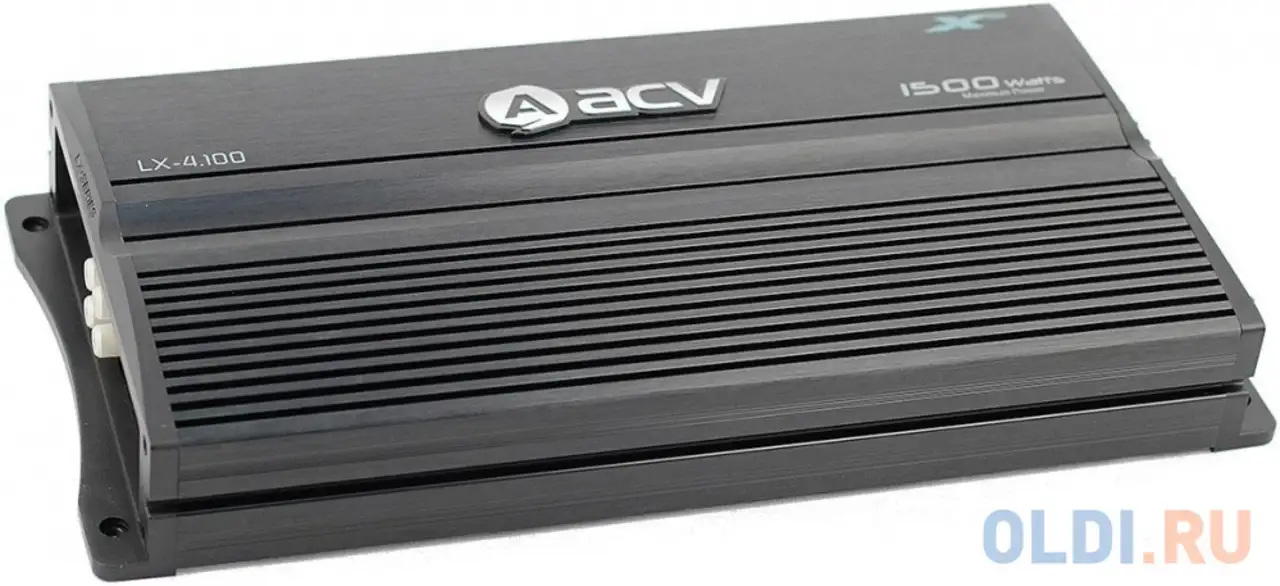 Усилитель автомобильный acv lx-4.100 четырехканальный, фотография 1