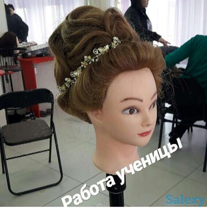 Курсы парикмахера, маникюра и педикюра, наращивание ресниц, визажист, прическа, колористика, прокол ушей и.т.д, фотография 2