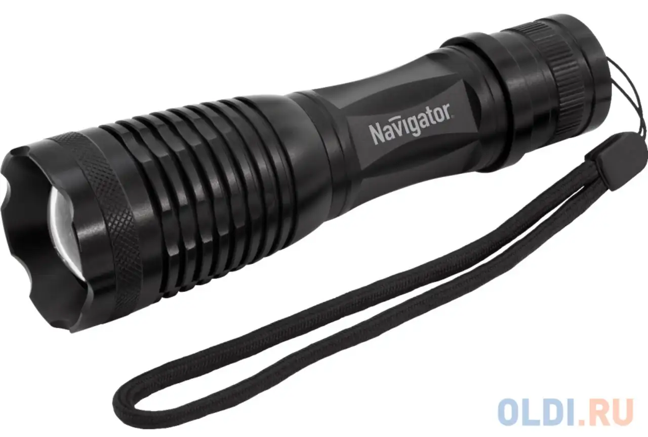 Фонарь ручной navigator npt-cm11-3aaa чёрный 71039, фотография 1