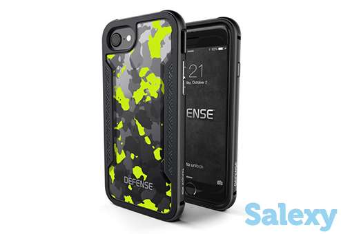 Чехол металлический x-doria defense shield для apple iphone se2020/8/7 (yellow camo). желтый, фотография 2