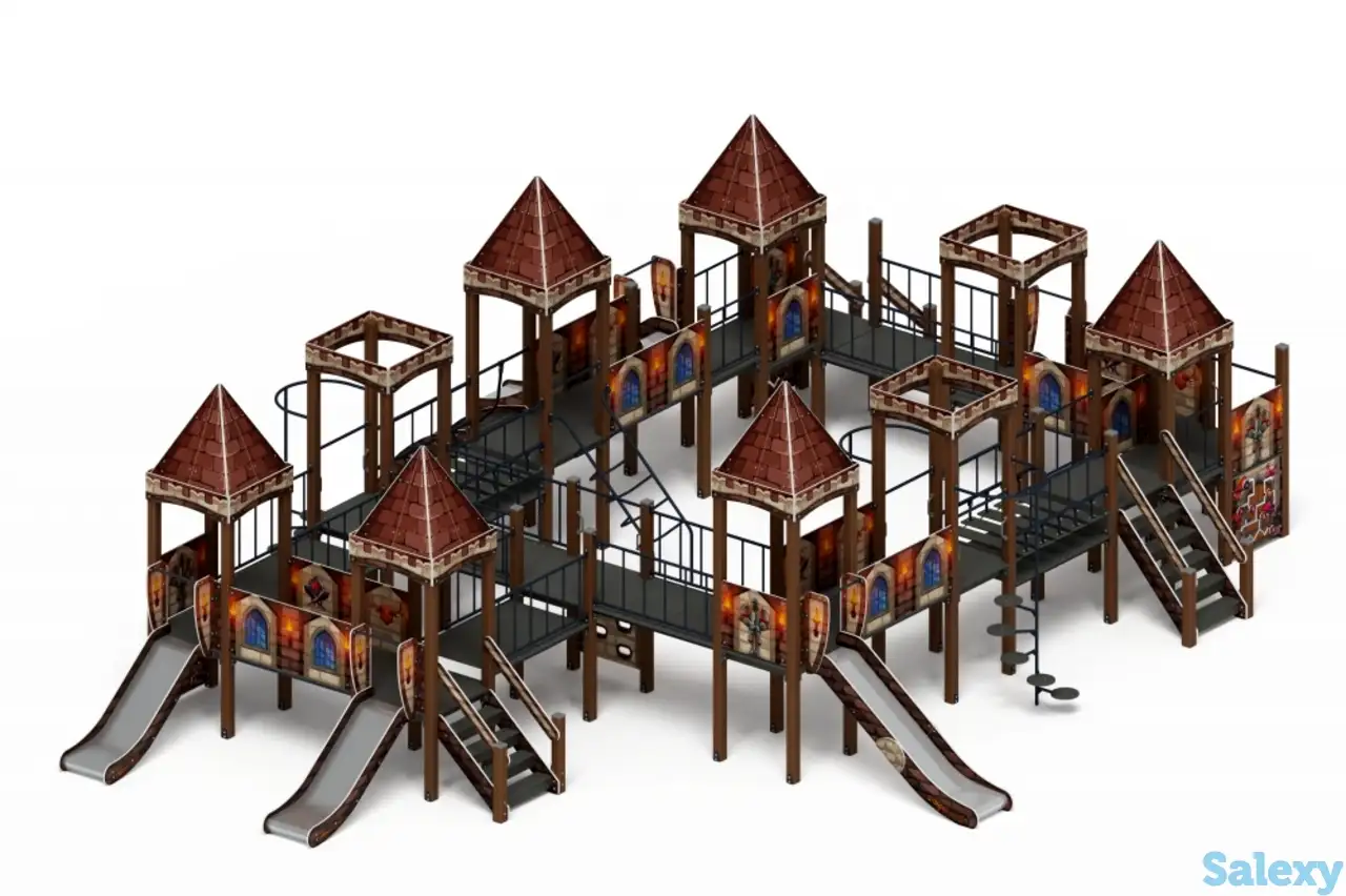 Детский игровой комплекс «замок» (средневековый) 2.18.11-02, фотография 1