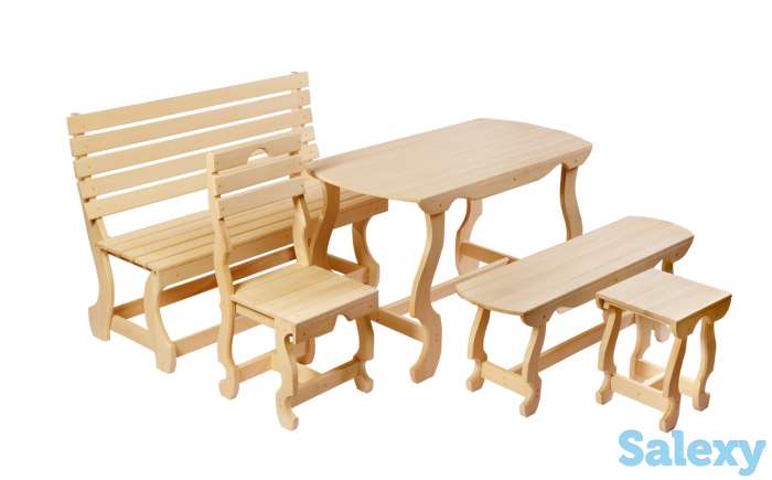 Деревянная мебель Для саун ,комнат отдыха , кафе, фотография 2