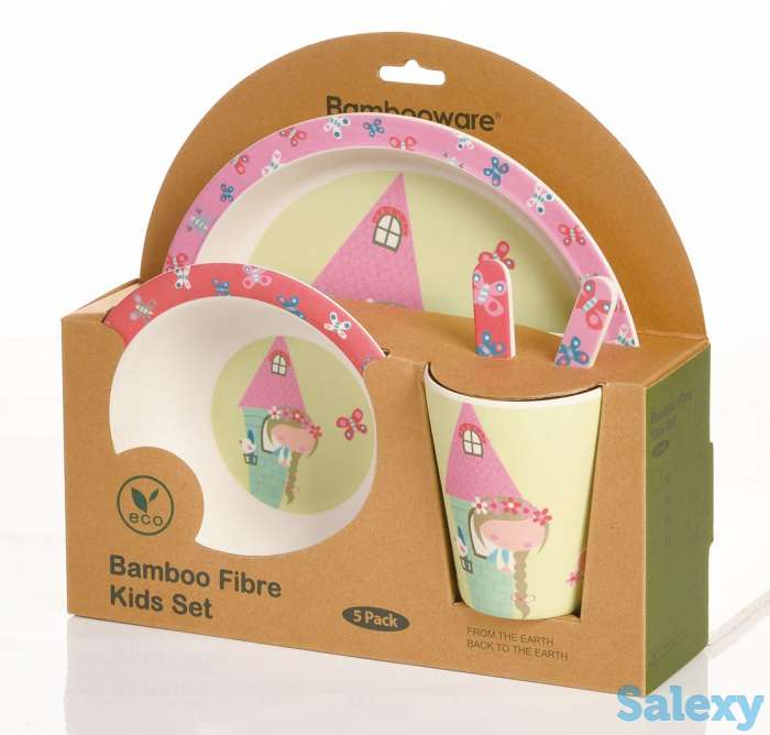 Детская посуда из бамбука, фотография 4