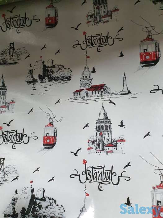 Красивая скатерть клеенка Город Стамбул, коллекция города и страны, фотография 1