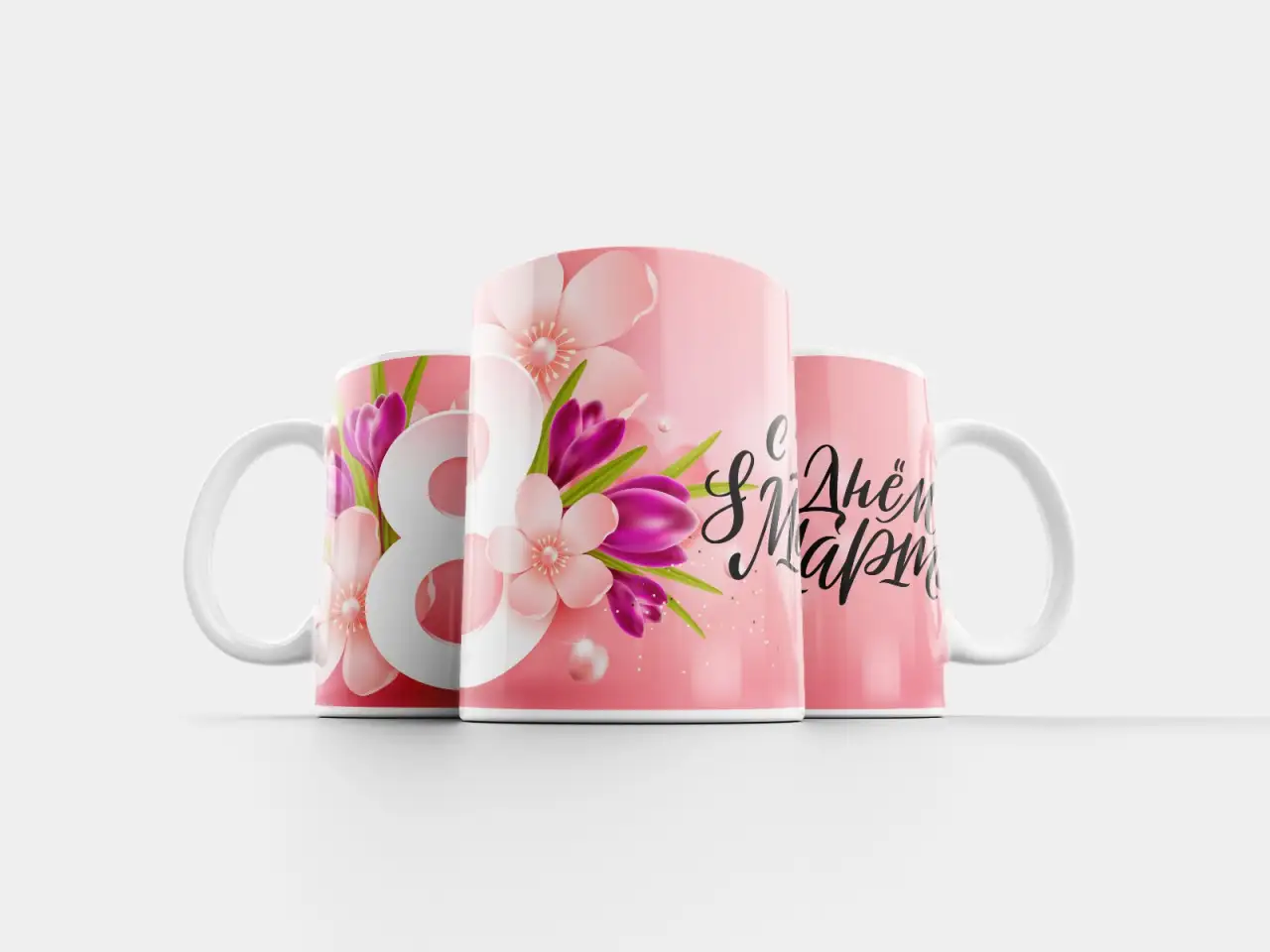 Кружечки на 8 Марта, фотография 1