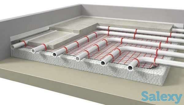 Укладка водяного теплого пола, фотография 5