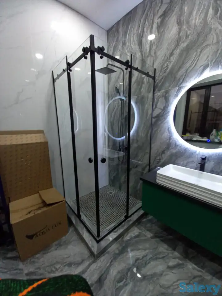 Изготовление душевых перегородок, ограждений на ванну, фотография 3